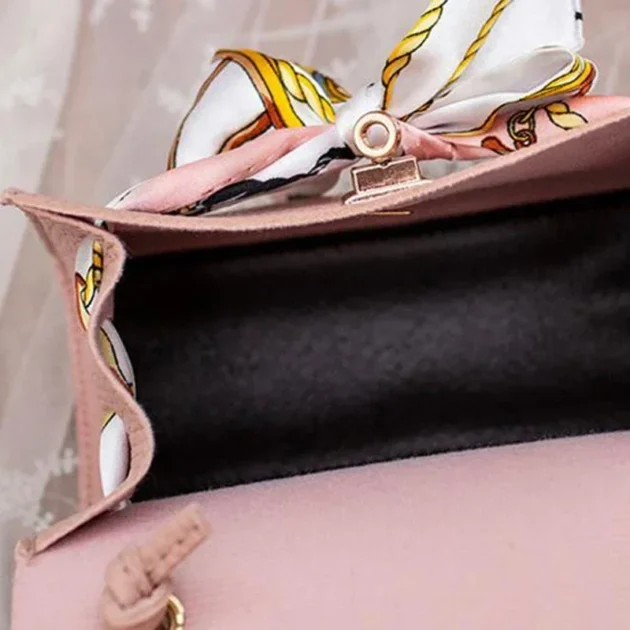 Silk Scarf Handbags for Women – 2025 Small Designer Shoulder Bags - Image 4
