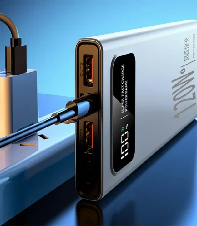 50000mAh Power Bank 120W – Super Fast Charging Digital Display Battery for iPhone, Samsung, and Huawei - Image 2