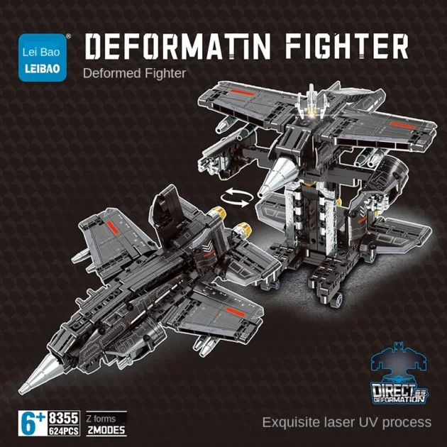 Building Blocks Toy – 2-in-1 Aircraft & Tank Transformation Puzzle Set for Kids - Image 2
