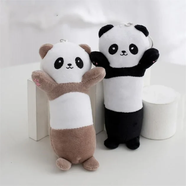Cartoon Panda Plush Keychain