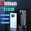 100000mAh High Power Bank – 120W Super Fast Charging Portable Battery for iPhone, Samsung, Xiaomi, Huawei