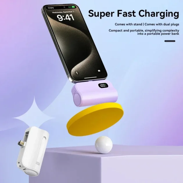 50000mAh High Capacity Portable Power Bank – Fast Charging Xiaomi Mini Powerbank with Digital Display for iPhone & Samsung - Image 2
