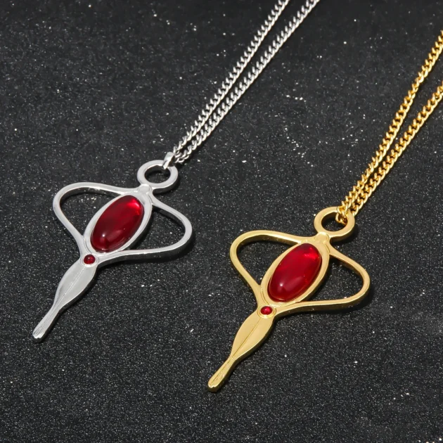 Magical Anime Girl Pendant – Madoka Metal Necklace Choker for Cosplay & Fashion Accessories - Image 2