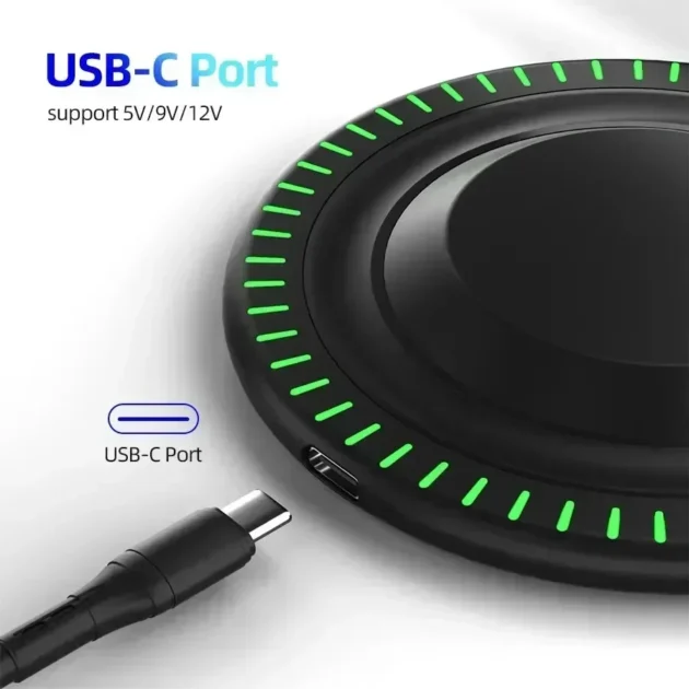 300W Wireless Charging Pad for iPhone 14 13 15 – Fast Induction Charger for Samsung Xiaomi - Image 3