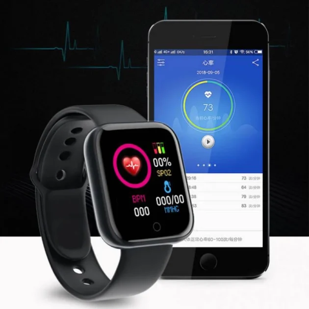 Bluetooth Fitness Smartwatch – Y68 D20 Watch for Men & Women with Music Control, Sleep Monitor, and Sports Tracking - Image 4
