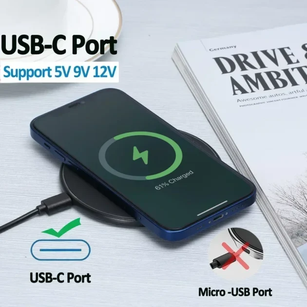 300W Wireless Charging Pad for iPhone 16 15 14 13 Pro – Fast Induction Charger for Samsung & Xiaomi - Image 3