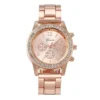 Luxury Quartz Watch Gift Set for Women – Fashion Steel Strap Timepiece with Elegant Bracelet