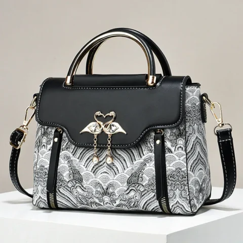 Designer Leather Shoulder Bag