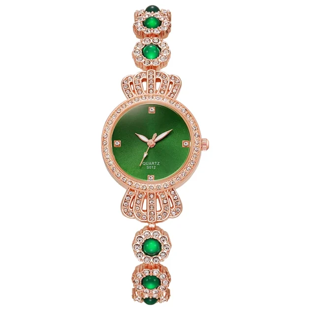 Green Bracelet Quartz Watch