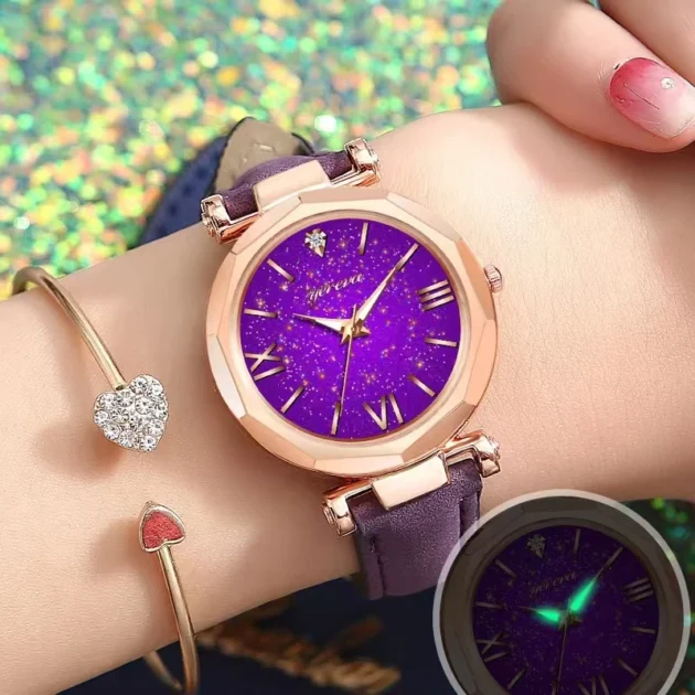 SHSHD Fashion Ladies Quartz Watch 2025 Waterproof Stainless Steel Luxury Clock for Her with Date Display - Image 2