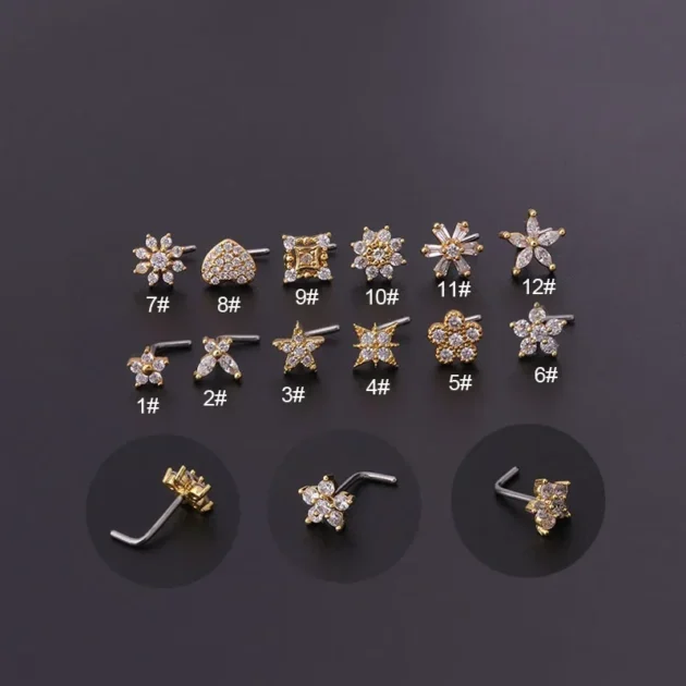 20G Stainless Steel Nose Pin – Classic Piercing Jewelry for Women and Girls - Image 3