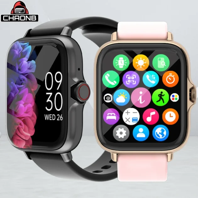 Smartwatch for Fitness – Sports Watch with Music Control, Phone Calls, Pedometer & Health Tracking for iPhone & Android