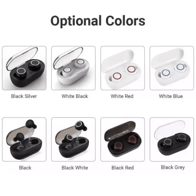 Sport Bluetooth Earbuds – Y50 TWS Wireless Headphones with Digital Display, Bluetooth Headset for iPhone & Xiaomi - Image 2