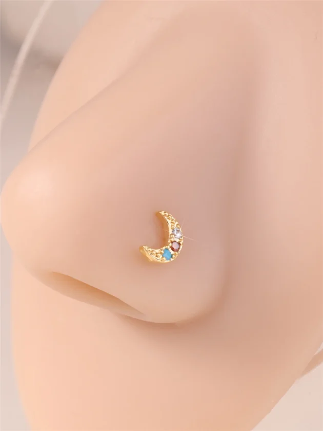 Crescent Moon Nose Ring