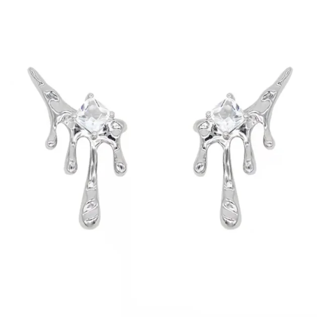 Water Drop Earrings for Women – Trendy Fashion Design, Personality Alloy Dangle Jewelry for Everyday Style or Wholesale Direct Sales - Image 2