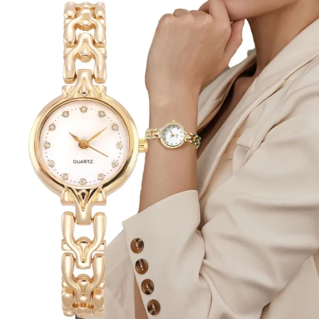Luxury Diamond Quartz Watch for Women