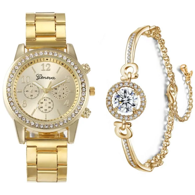 Bracelet Watch Set for Women