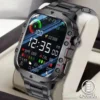 Military Smartwatch for Men – 2025 Outdoor GPS Sport Tracker with Flashlight, Bluetooth Call & Waterproof Design