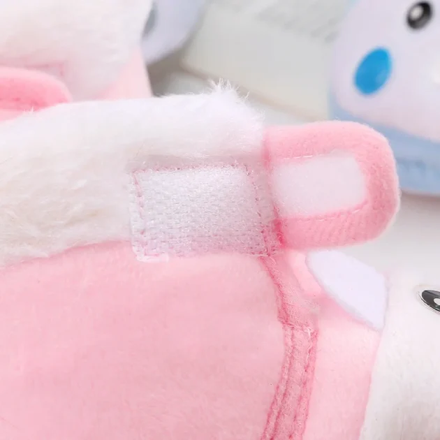 Winter Newborn Baby Boots – Cute Cartoon Boy & Girl Toddler Plush Snow Booties for First Walkers - Image 6