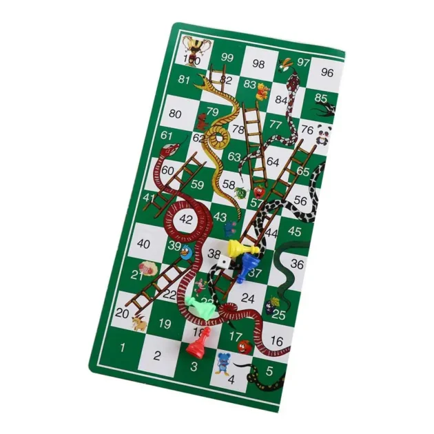 Buy Ludo Board Game – Flying Chess & Snake Ladder 3-in-1 Family Puzzle Set - Image 2