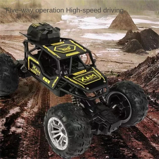 Toy Alloy Light Spray Off-Road Vehicle – 1:20 High-Speed Remote Control Car for Boys, Five-Way Spray Climbing Car - Image 2