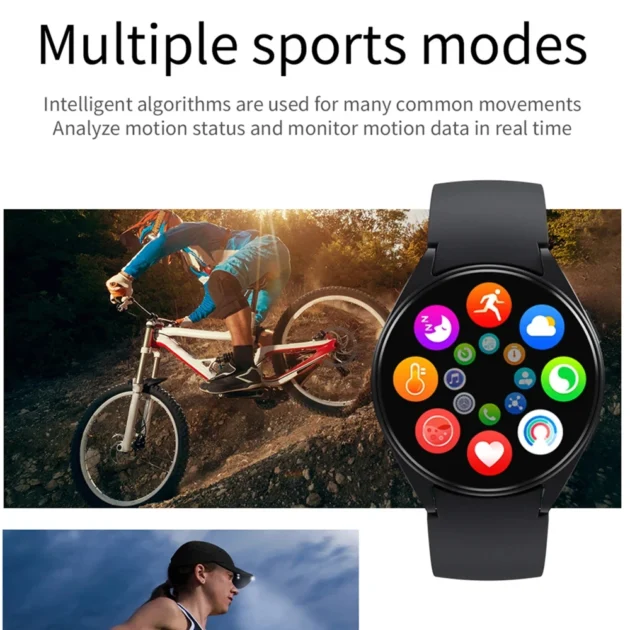 Fashion Smartwatch for Men and Women – LAXASFIT Watch 6, 1.32" Bluetooth Call, Health Monitoring & Alarm Clock - Image 4