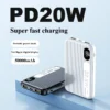 PD22.5W Fast Charging Mini Power Bank – 2025 New 50000mAh External Battery Charger for iPhone, Samsung, Huawei, Xiaomi