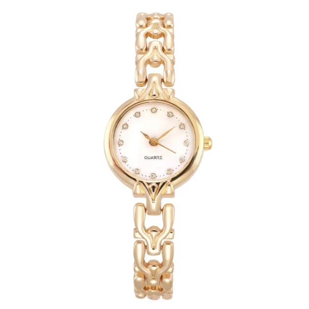 Luxury Diamond Quartz Watch for Women – Stainless Steel Dress Bracelet Timepiece - Image 2