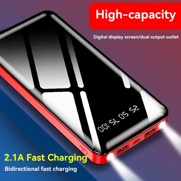 Best Power Bank 100000mAh – Ultra-Thin Fast Charging Portable Charger with LED Display for iPhone, Samsung, Xiaomi - Image 3