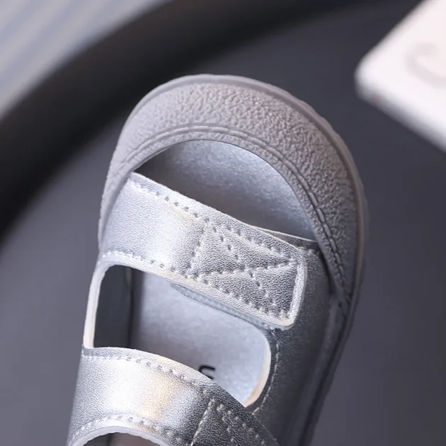 Toddler Sandals for Boys and Girls – Soft Sole Closed Toe Beach Shoes - Image 6