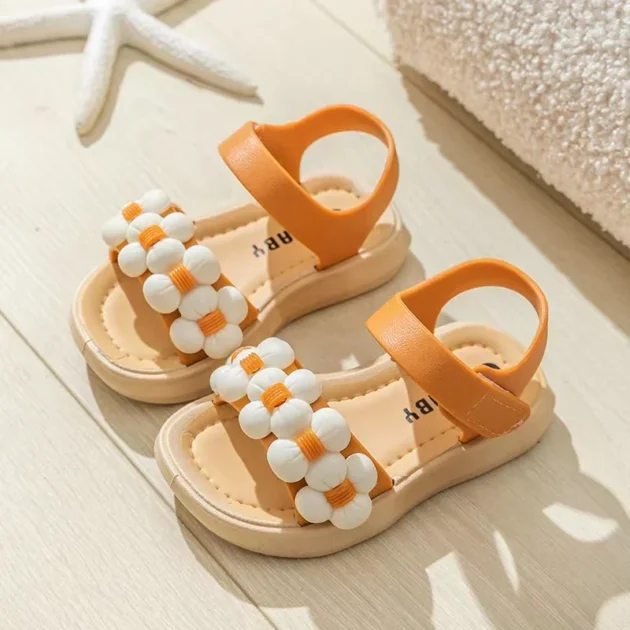 Bebe Slippers Soft Anti-Slip Baby Sandals for Newborn Boys & Girls Summer Indoor Outdoor Shoes - Image 7
