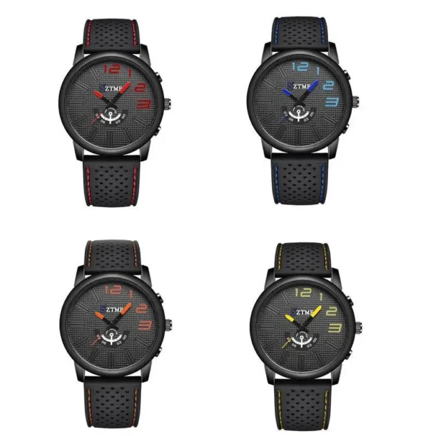 Men’s Racing Silicone Watch – Ultra-Thin Quartz Wristwatch with Sporty Car Line Design - Image 5