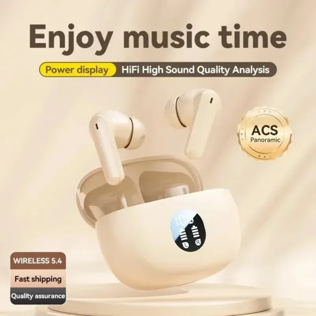 Bluetooth Earbuds with Mic – TWS S510 Wireless Headphones for Music & Calls, Waterproof In-Ear Headset for All Smartphones - Image 4