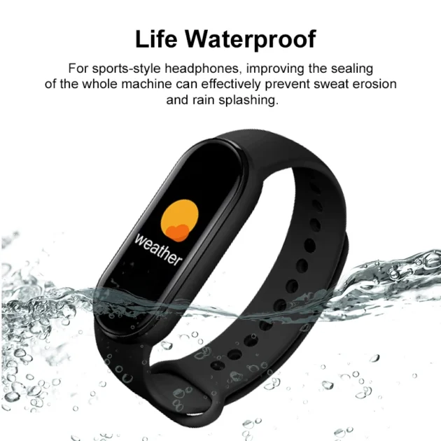 Fitness Smart Bracelet Watch – M6 Waterproof Sports Band with Heart Rate & Blood Pressure Monitor for Men & Women - Image 3