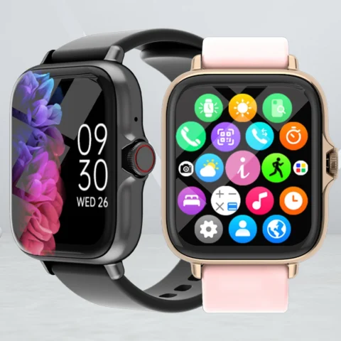 1.83 Inch Smart Watch – Waterproof Fitness Tracker with Call & Message Alerts, Sleep Monitor, and Pedometer for Android & iPhone