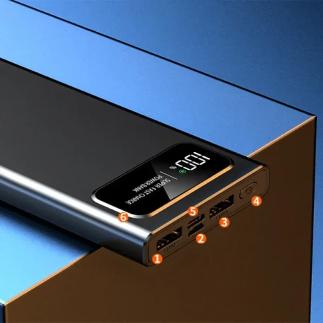 50000mAh Power Bank 120W – Super Fast Charging Digital Display Battery for iPhone, Samsung, and Huawei - Image 5