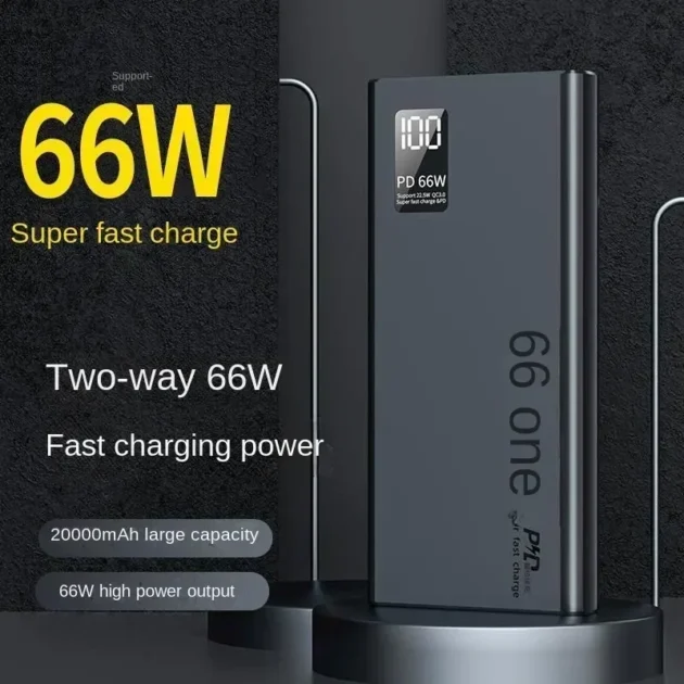 Ultra Capacity Mobile Power Bank – 50000mAh 66W Fast Charging External Battery for iPhone, Samsung, Xiaomi - Image 2